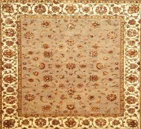 양모와 실크 양탄자